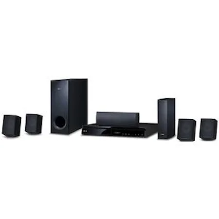 1,000 Watt 5.1 Channel Smart Home Theater System with Blu-Ray Player and Wireless Speakers